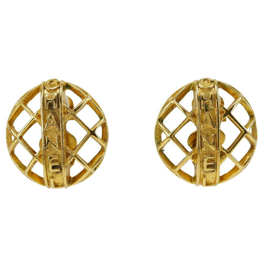 Chanel Earrings Gold-Tone Metal #228778C12B - Picture 1 of 6